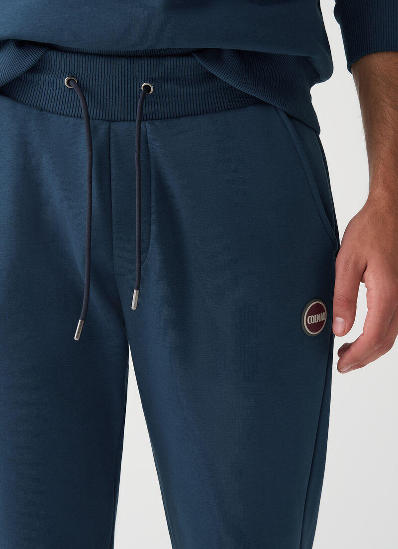 Cotton tracksuit bottoms
