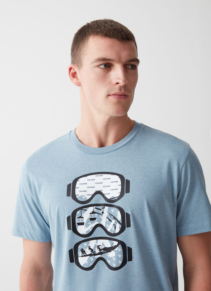 T-shirt with maxi print