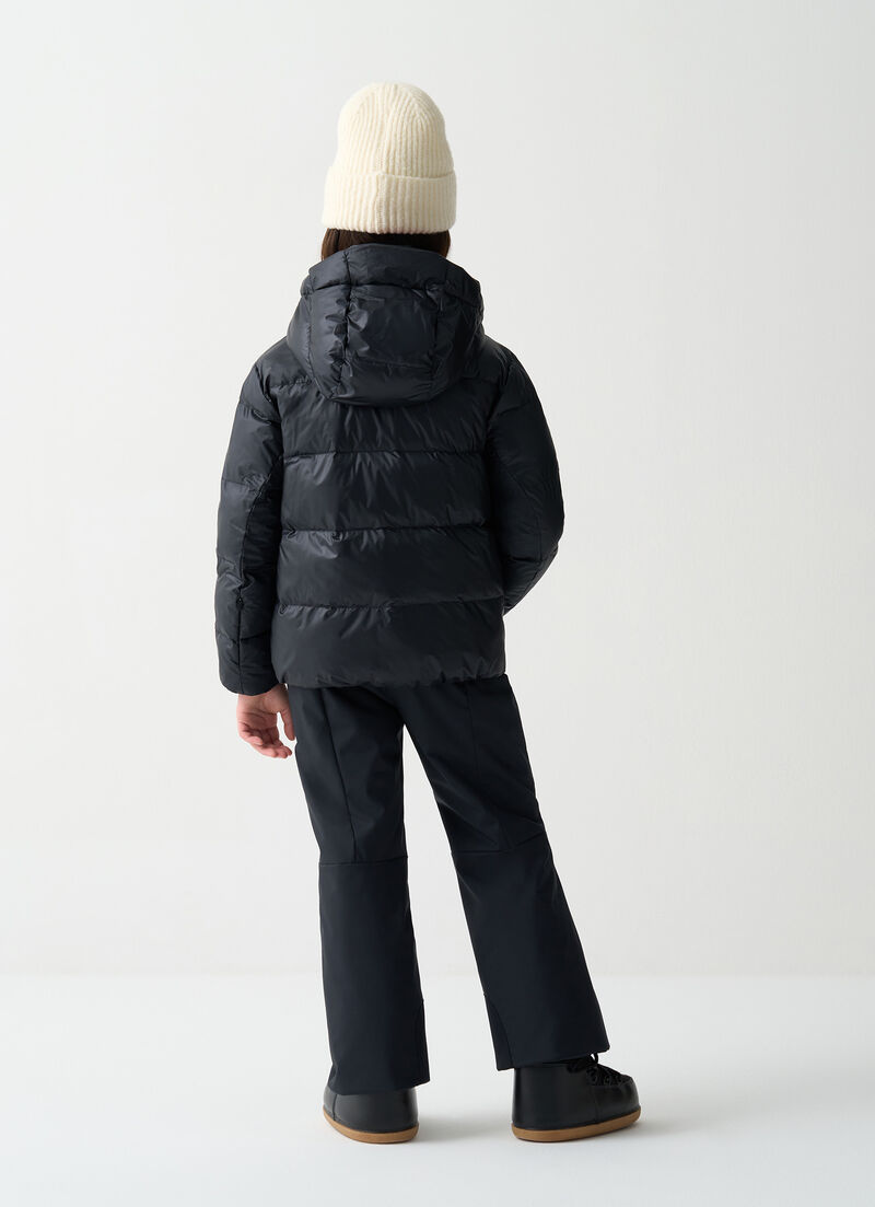 Puffy girl's ski jacket