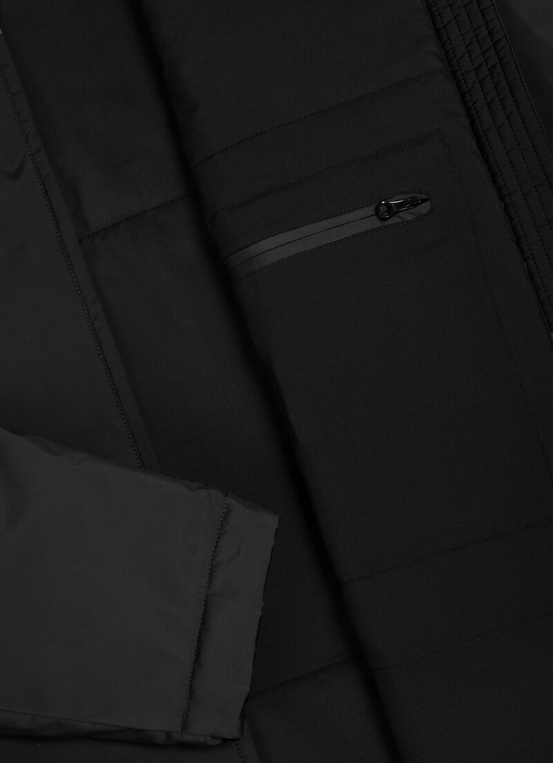 Long autumn-weight stretch jacket