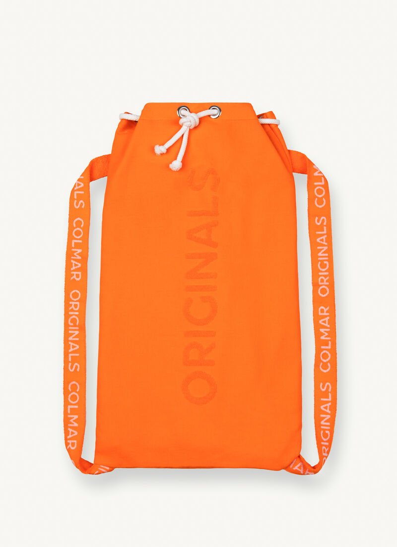 Beach towel backpack