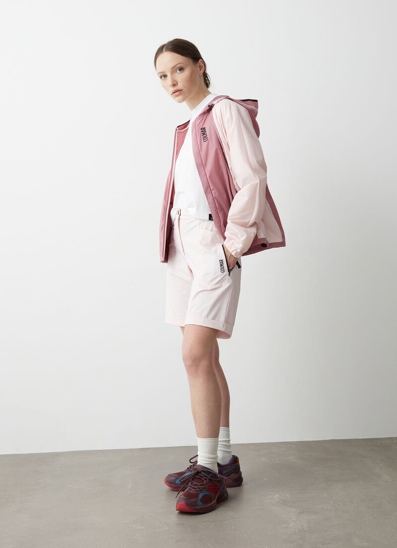 Unlined jacket with hood