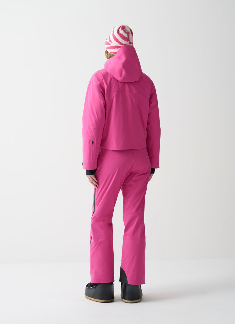 Jacket with insulating down jacket