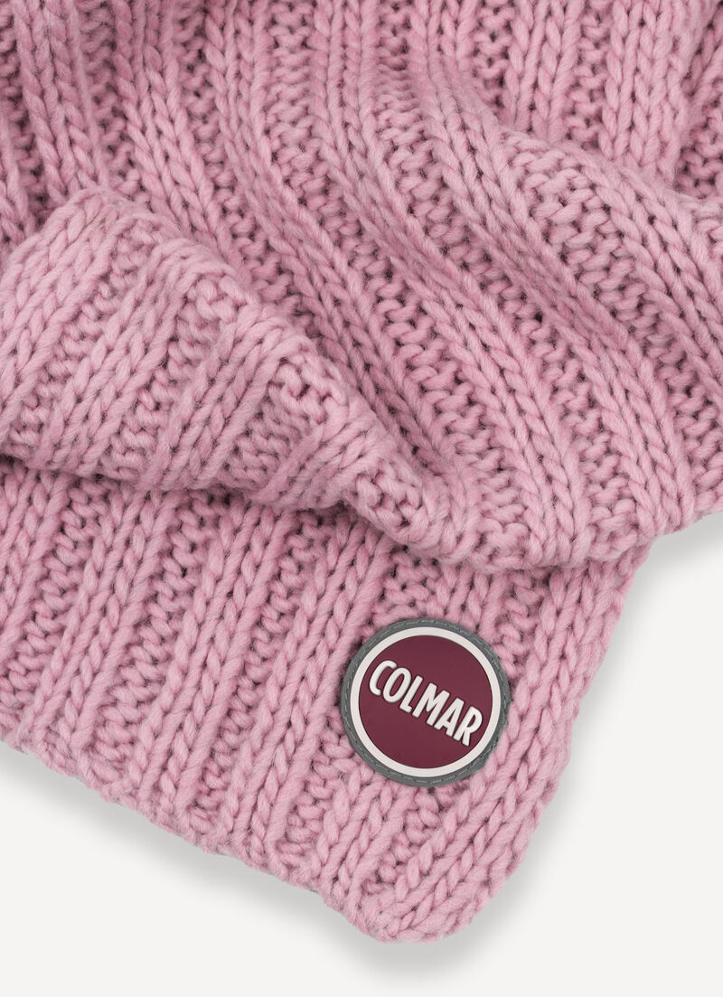 Unisex rib-knit scarf