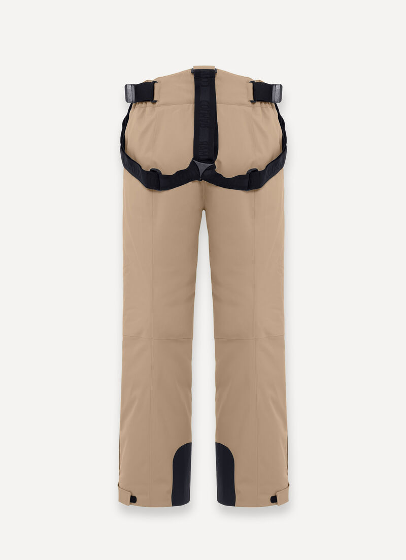 Padded 4Way fabric ski salopettes