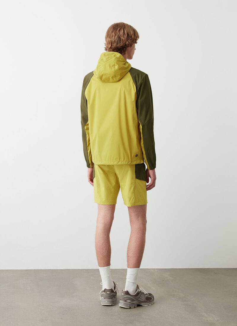 Unlined jacket with hood