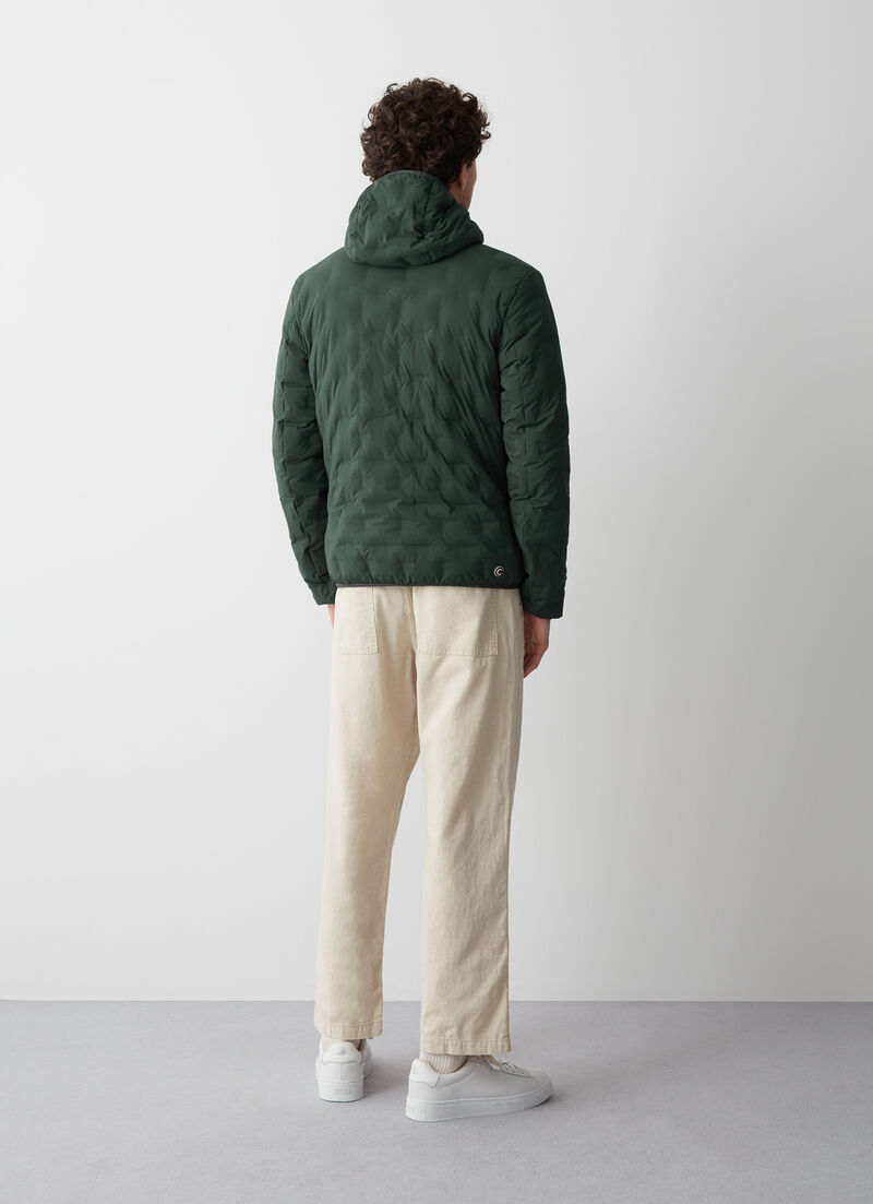 Quilted jacket with hood