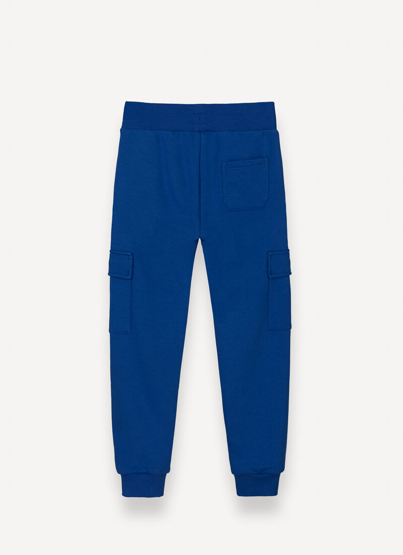 Cargo-style tracksuit bottoms