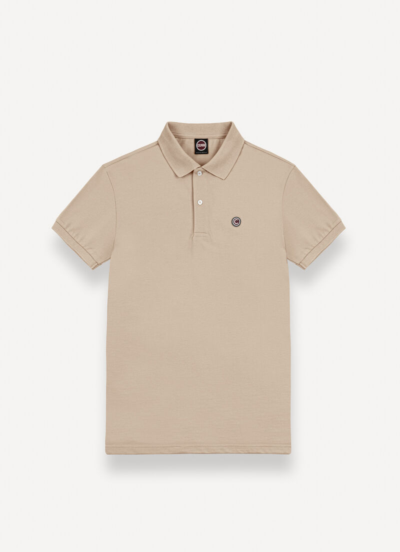 Piqué polo-shirt with ribbed trims