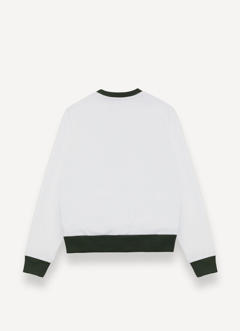 Sweatshirt with camouflage logo