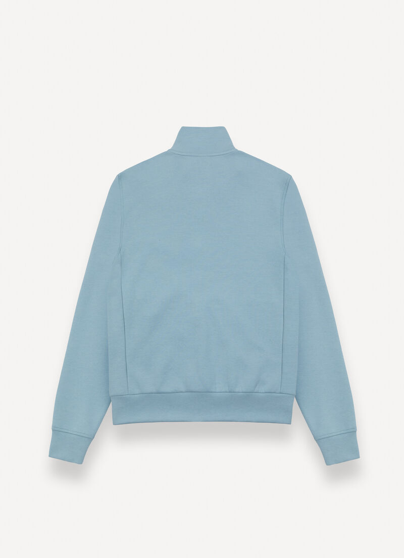 Stretch zip-up sweatshirt