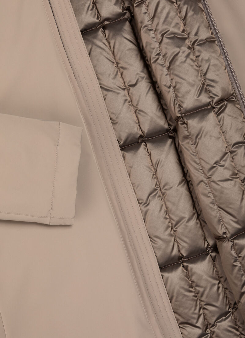 Waterproof down jacket