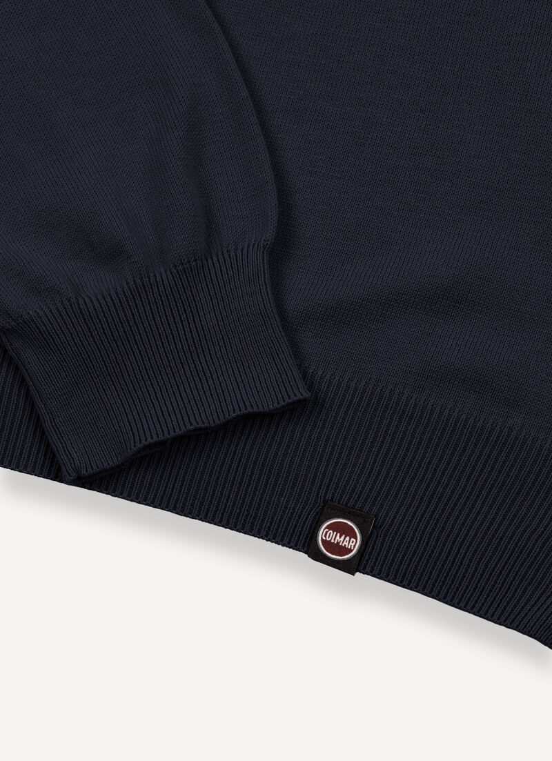 Faded crew-neck pullover