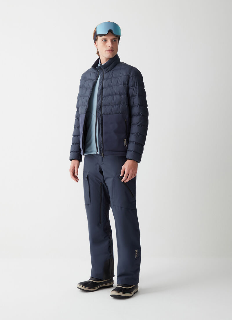Padded water-repellent outdoor jacket