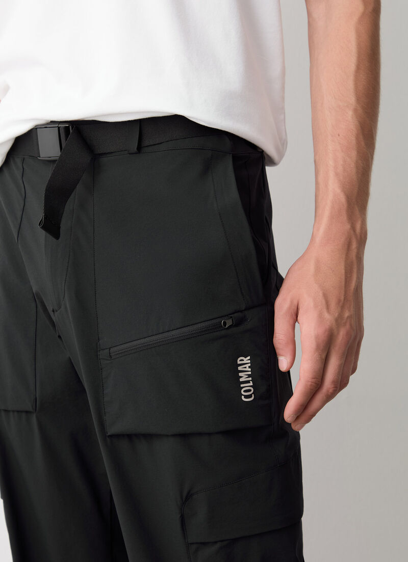 Technical cargo trousers