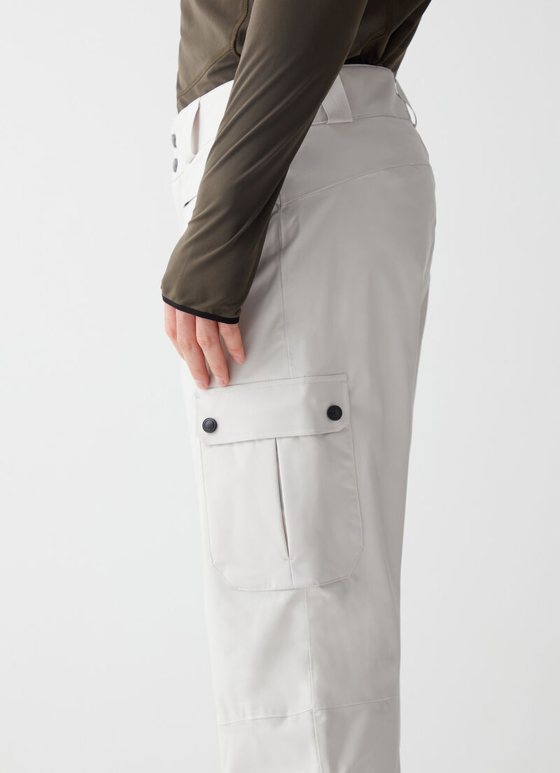Padded ski cargo-style pants