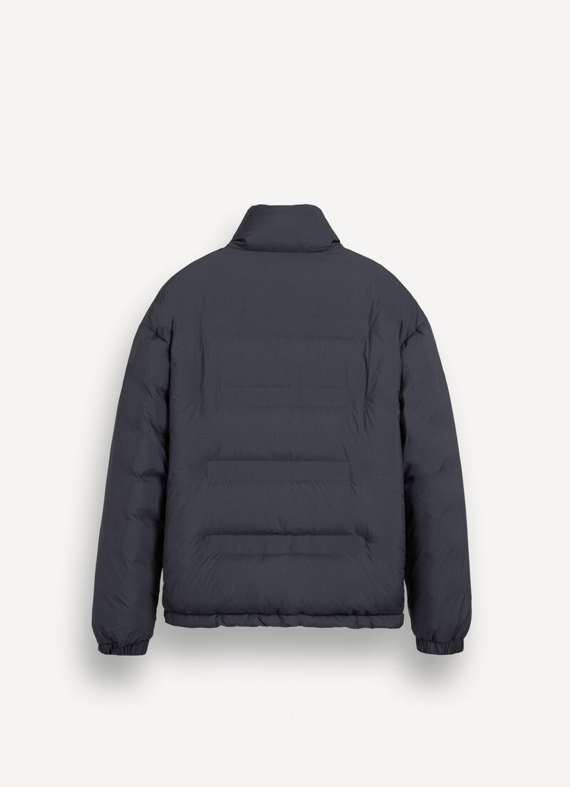 Matte down jacket with diagonal design