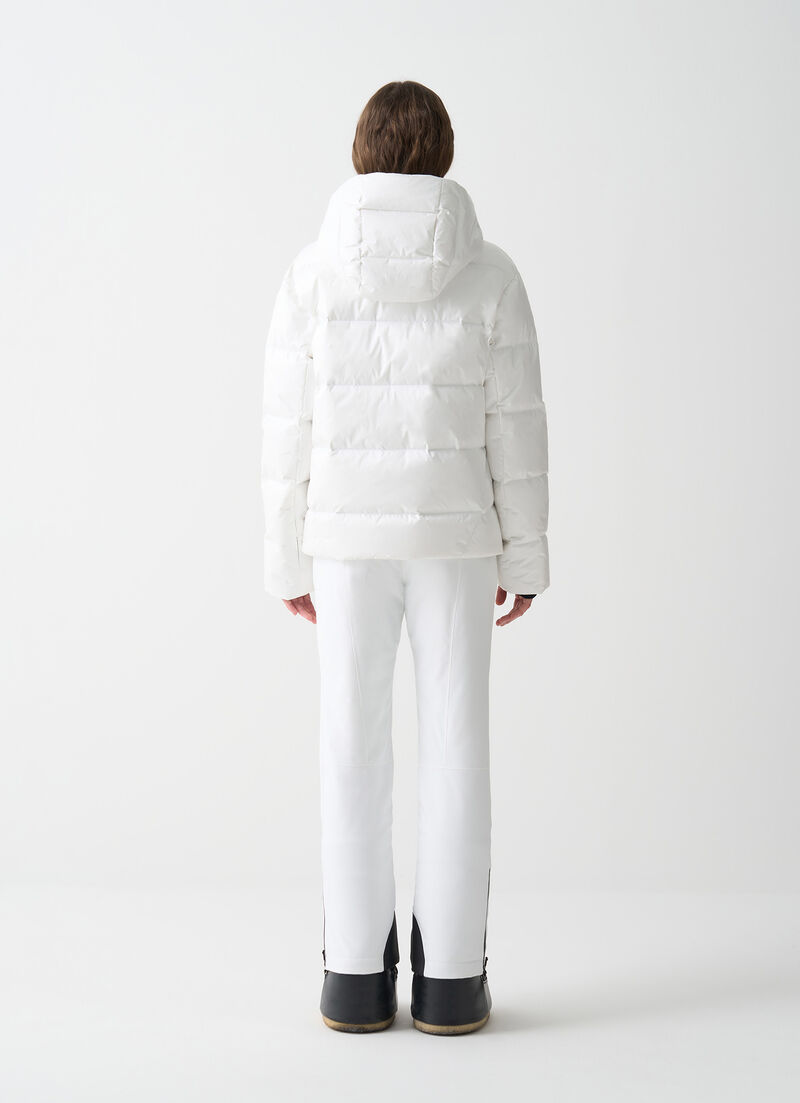 Puffy padded ski jacket