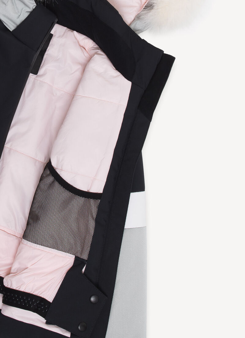 Girls’ ski jacket with fur