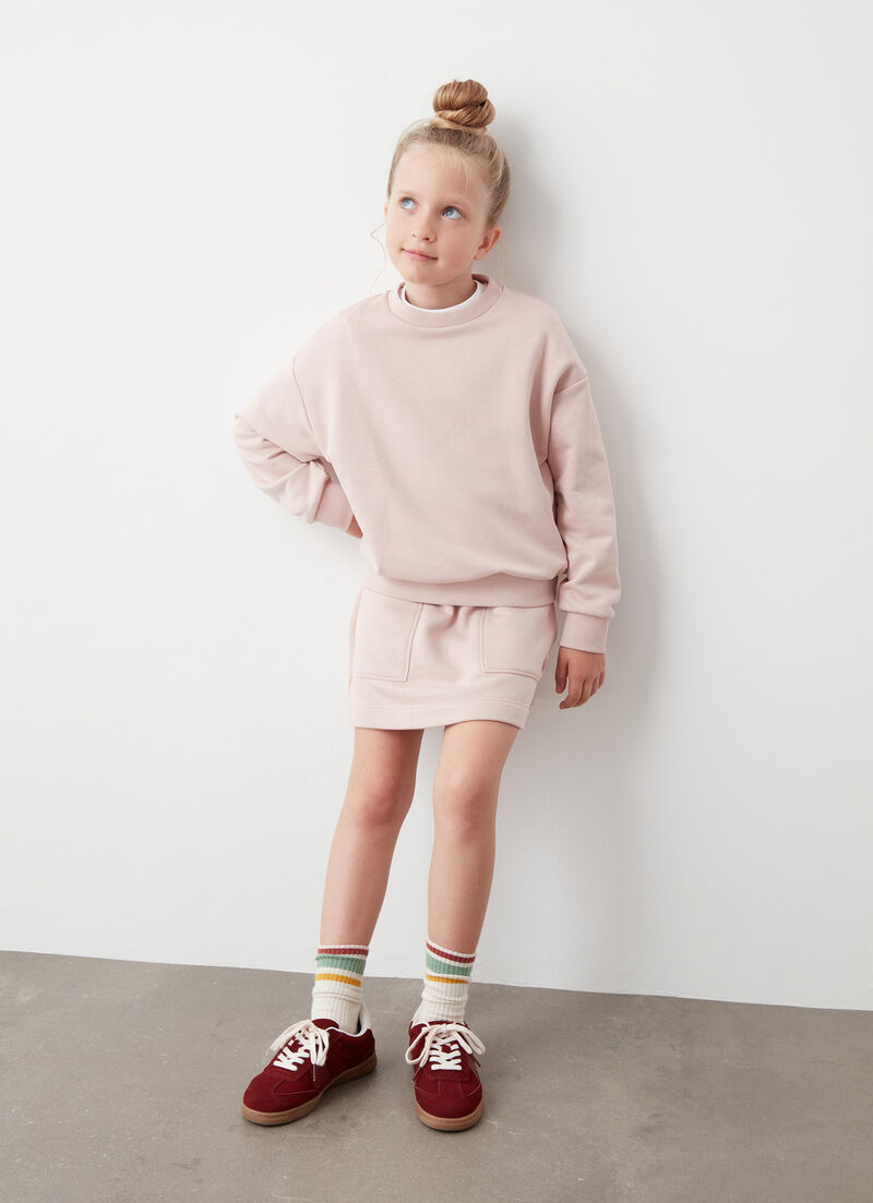 Crew neck sweatshirt