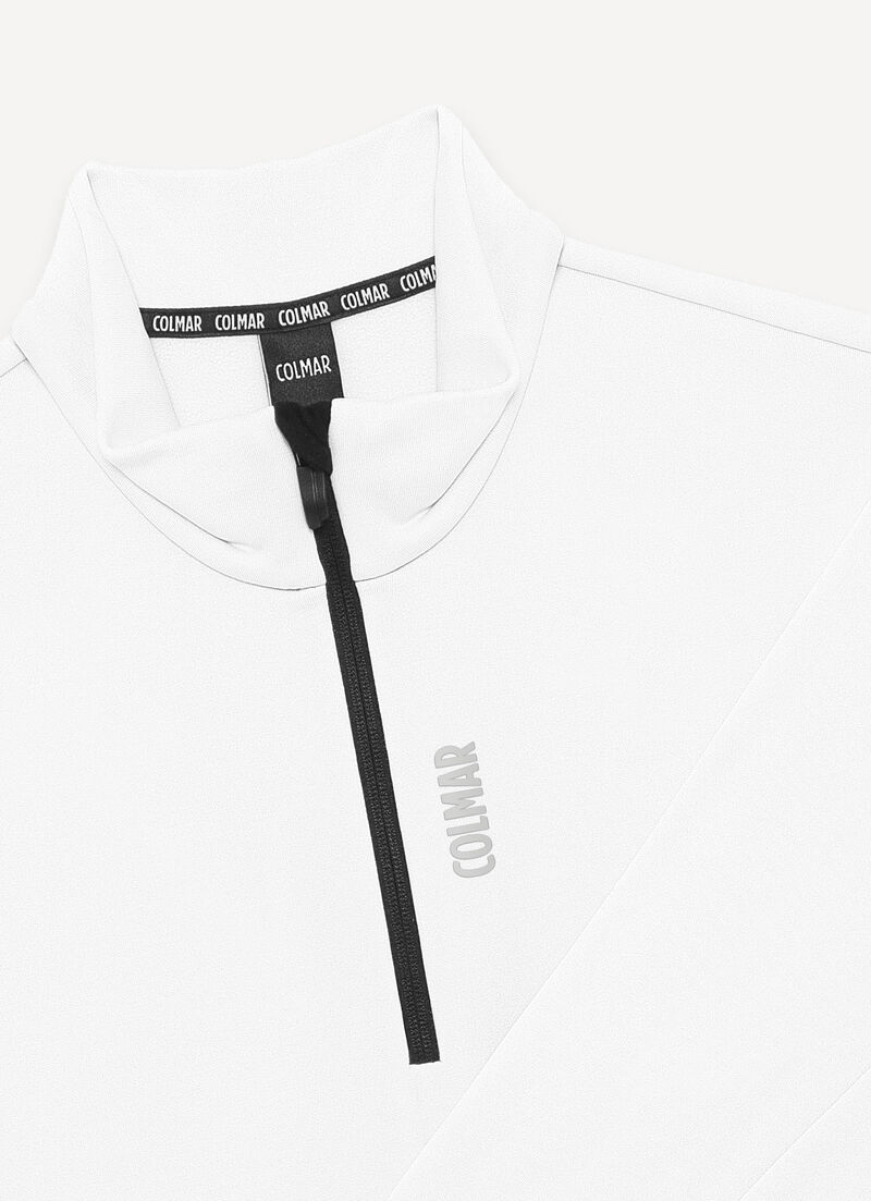 Half-zip stretch ski fleece