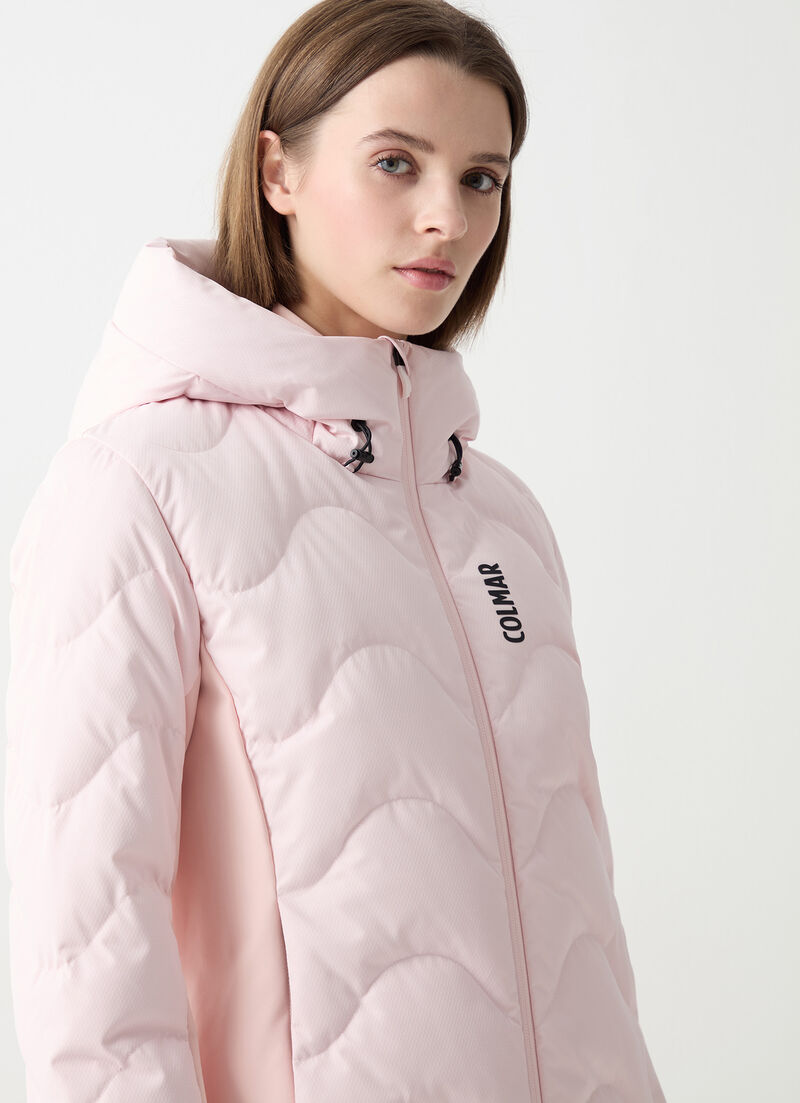 Extra-warm down ski jacket