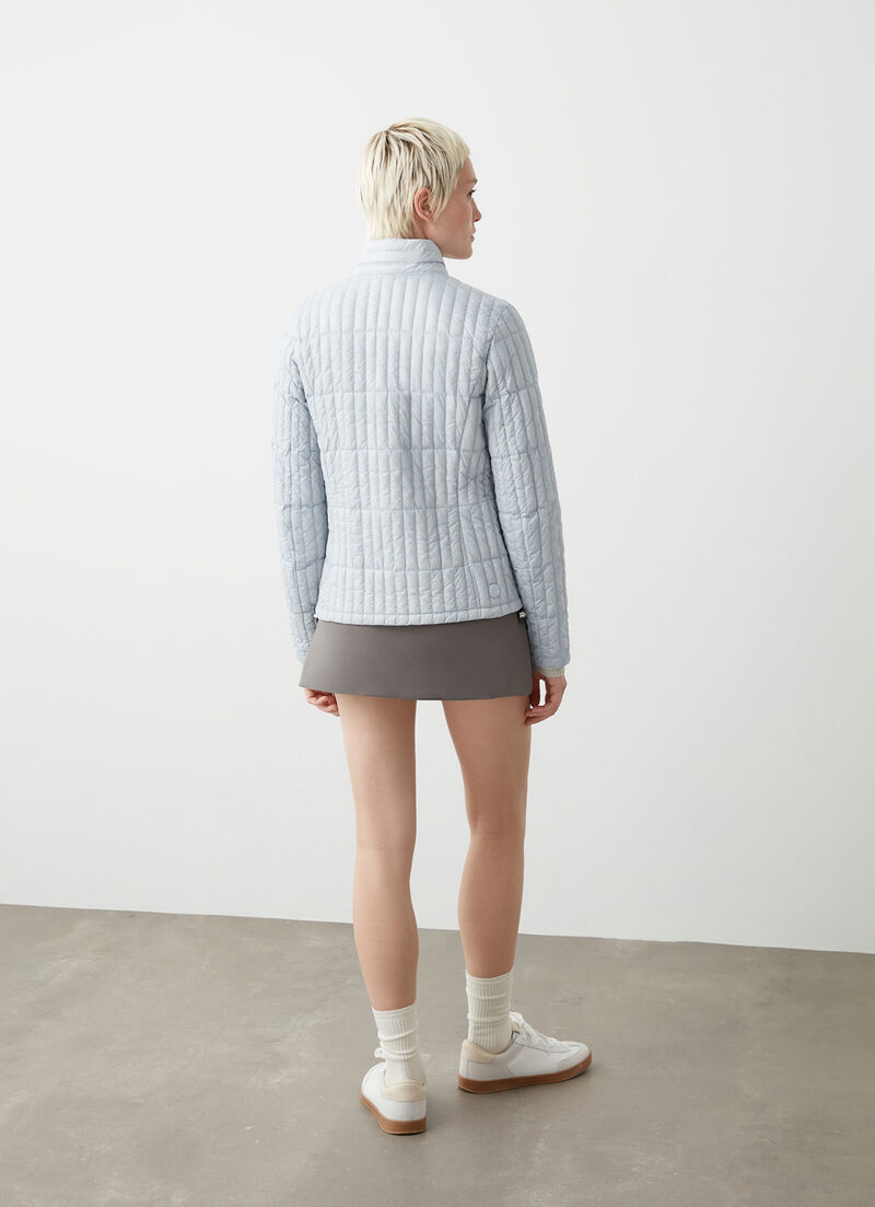 Shiny ultralight down jacket