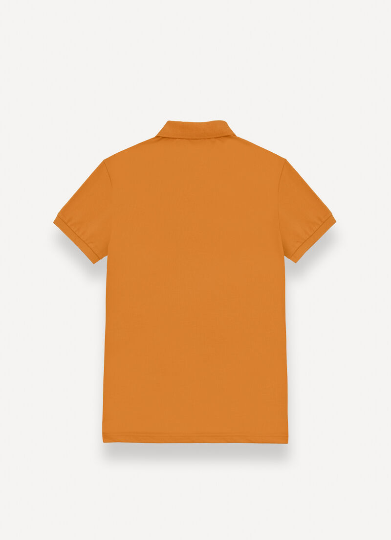 Piqué polo-shirt with ribbed trims