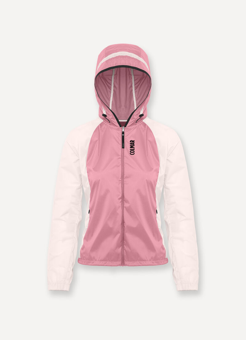 Unlined jacket with hood