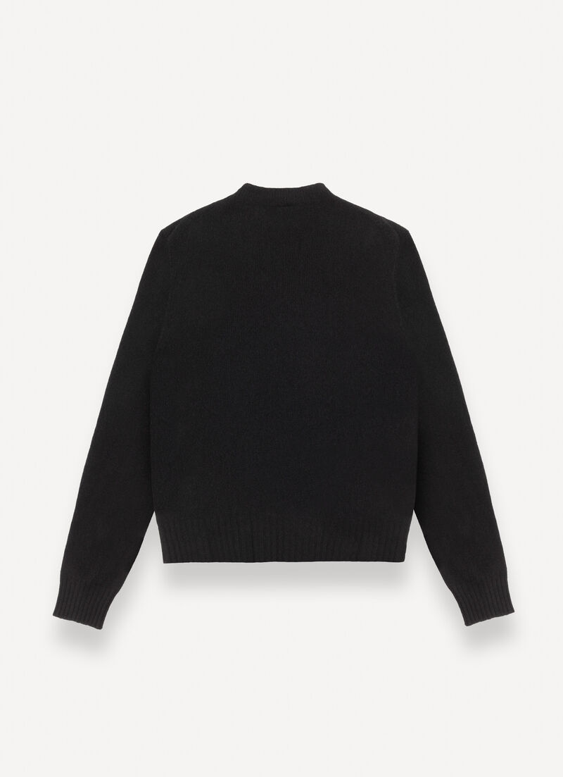 100% wool crew-neck pullover