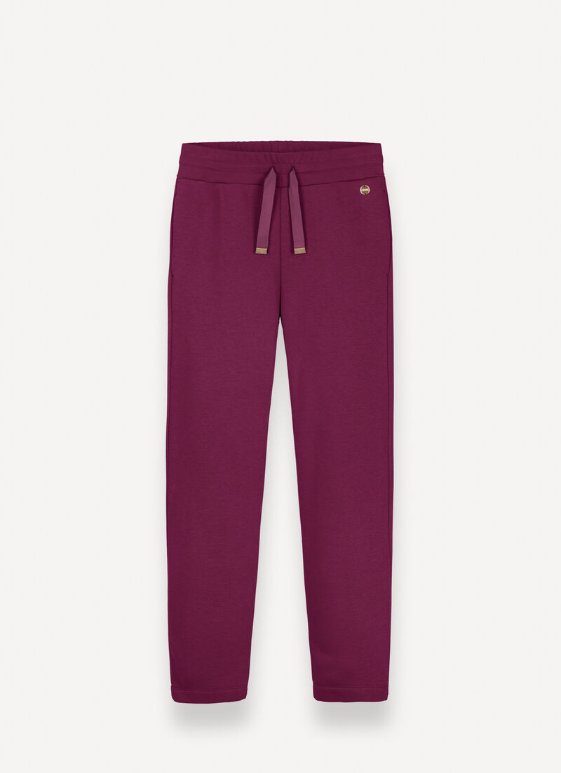 Tracksuit bottoms with drawstring