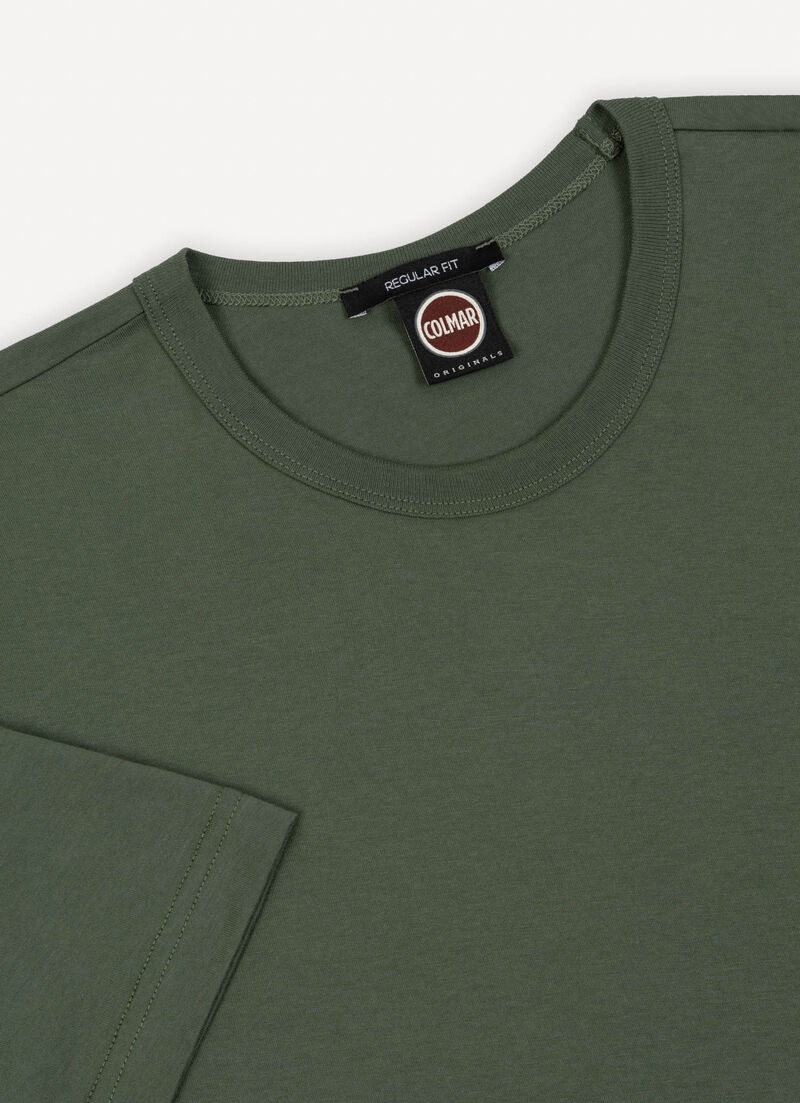 Cotton round-neck T-shirt