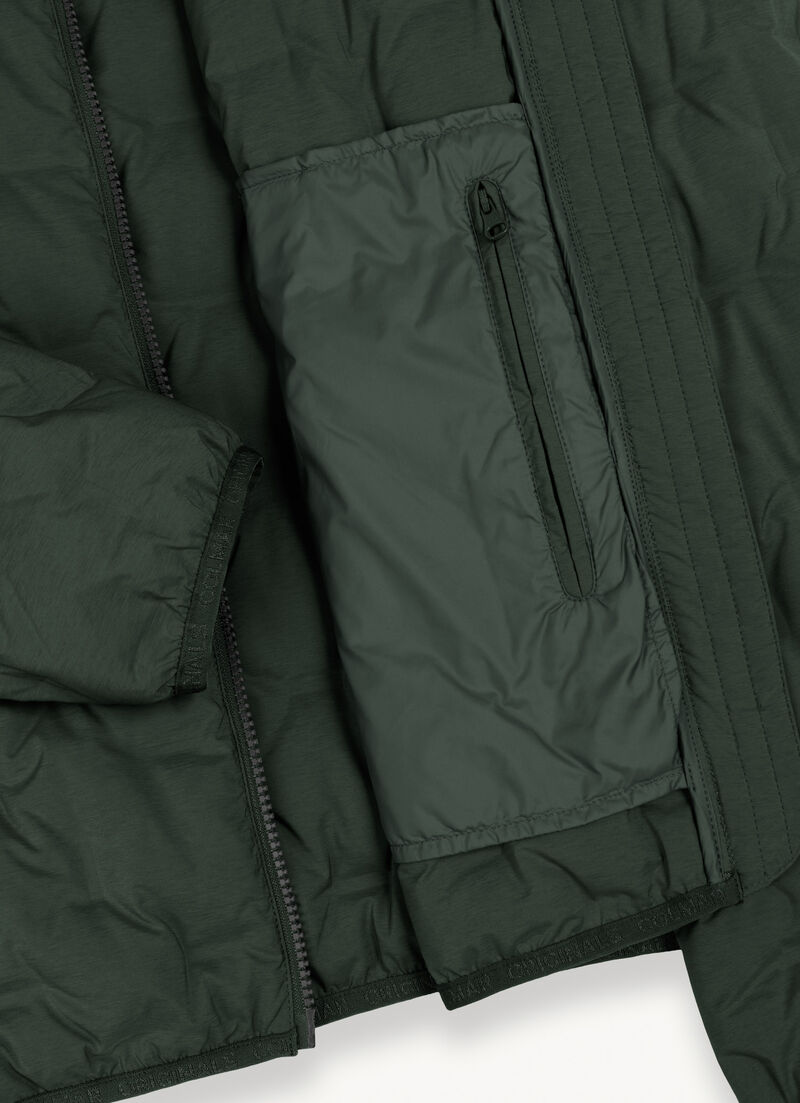 Quilted jacket with hood