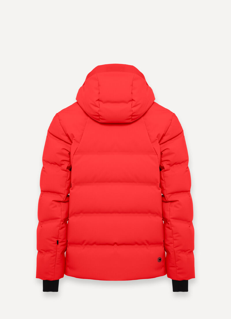 Frost padded ski jacket with seamless neck warmer