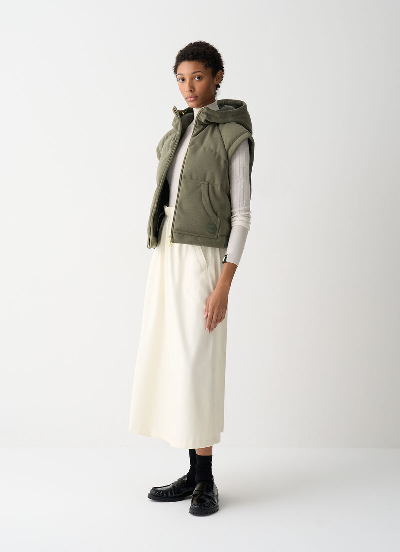 Gilet with chevron design