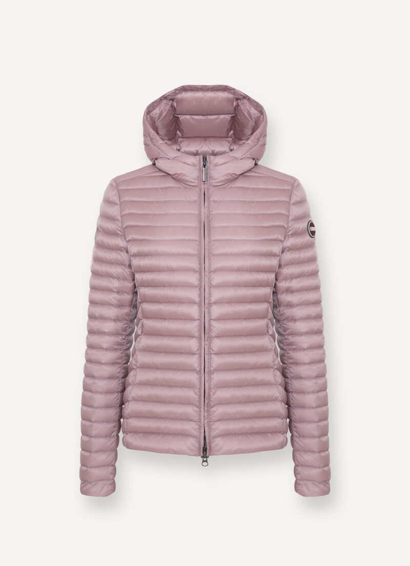 Light down jacket with hood
