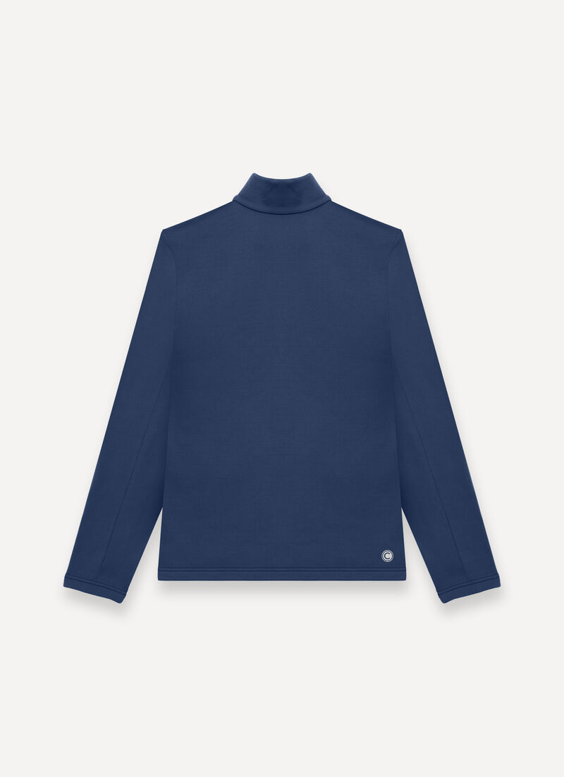 Half-zip stretch ski fleece