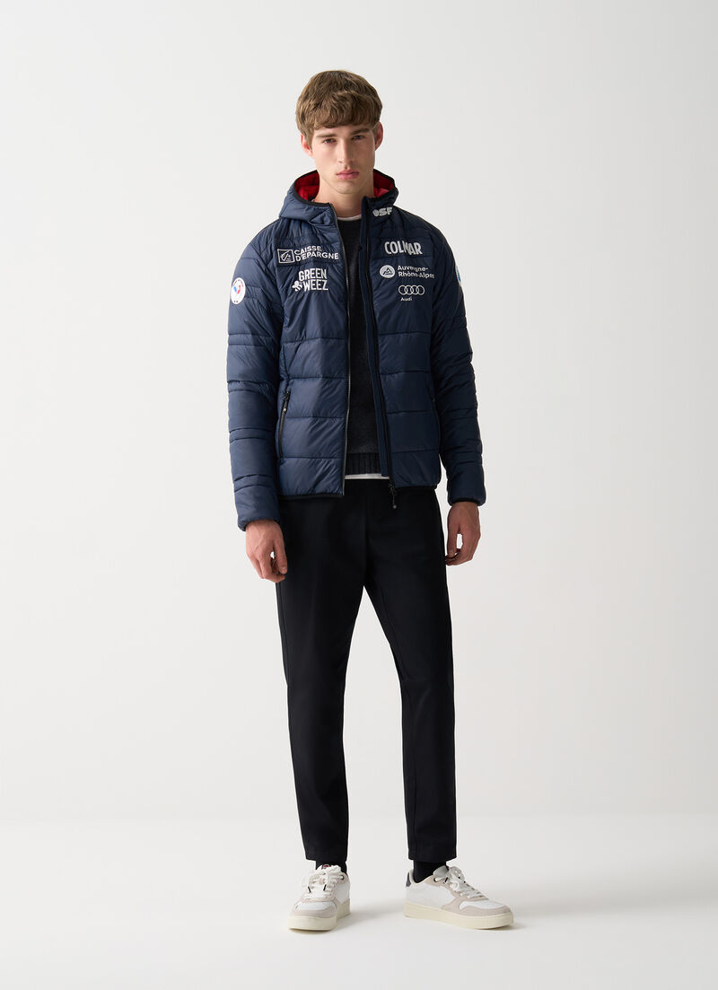French national team quilted jacket