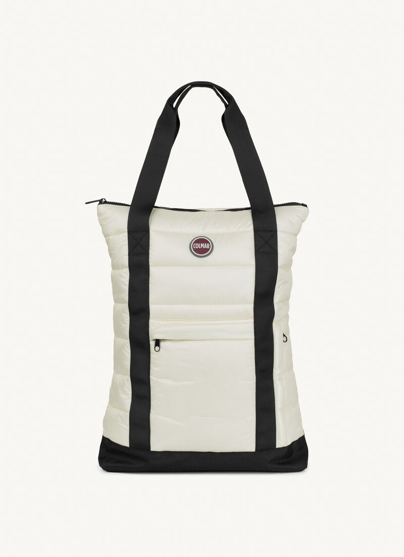 Padded and quilted unisex bag