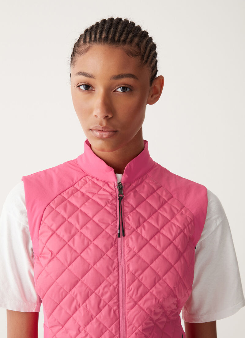 Quilted windproof vest