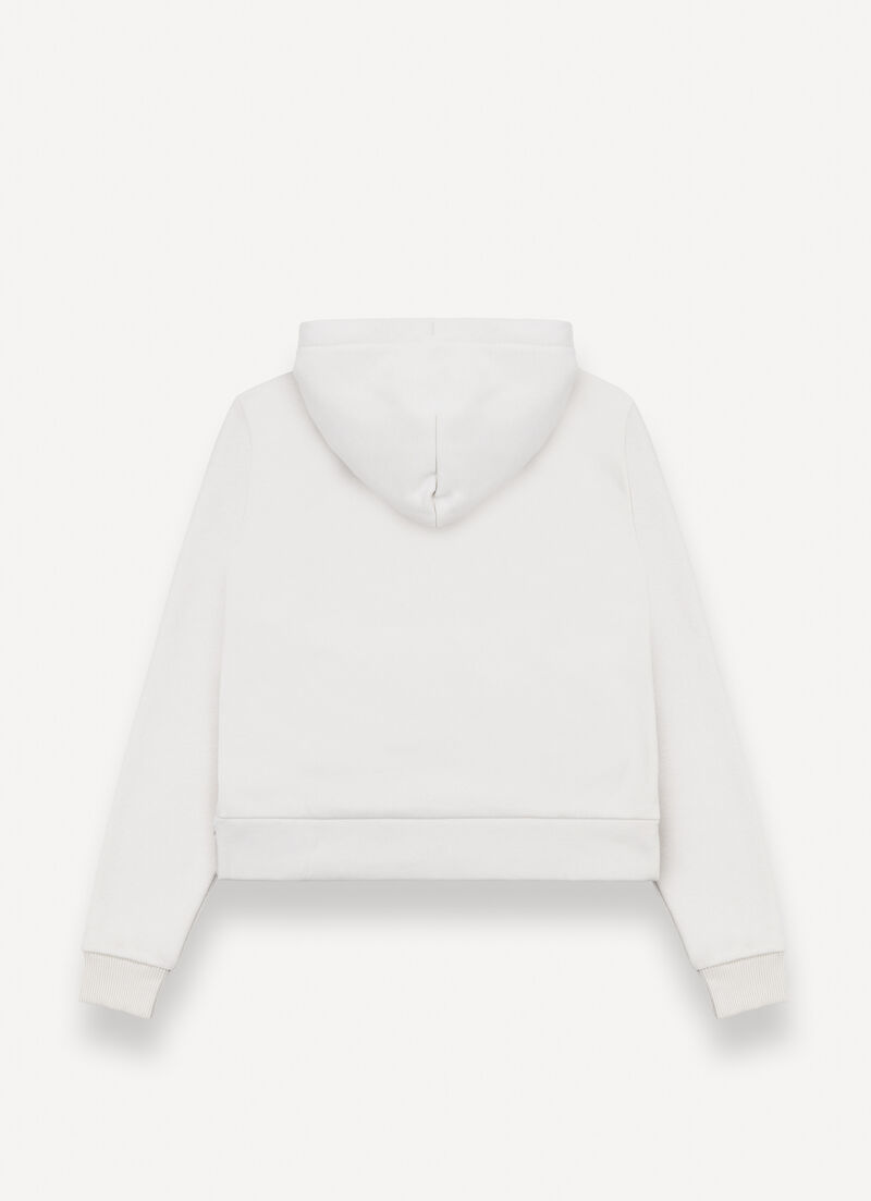 Sweatshirt with side slits