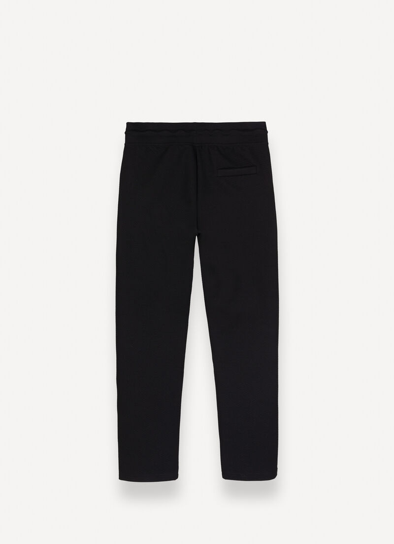 Jacquard tracksuit bottoms