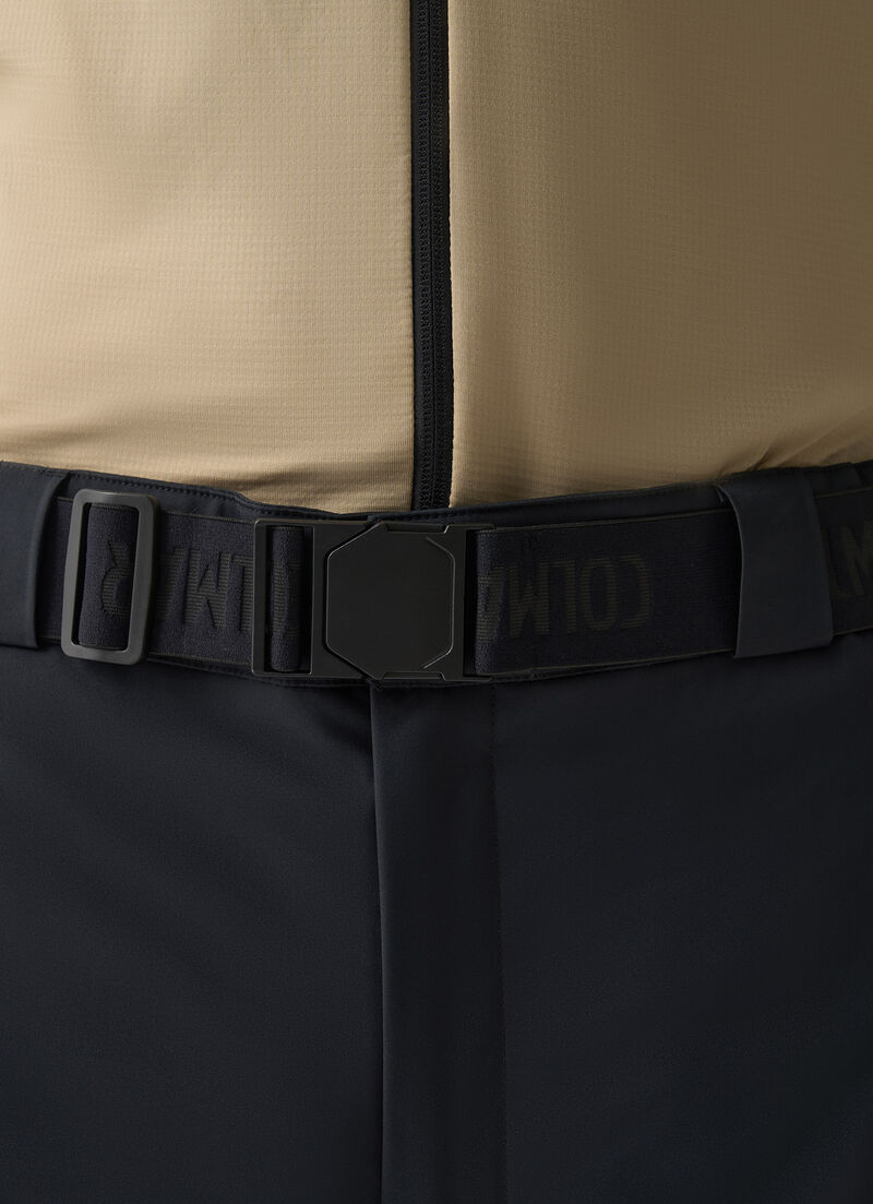 Padded ski pants with belt