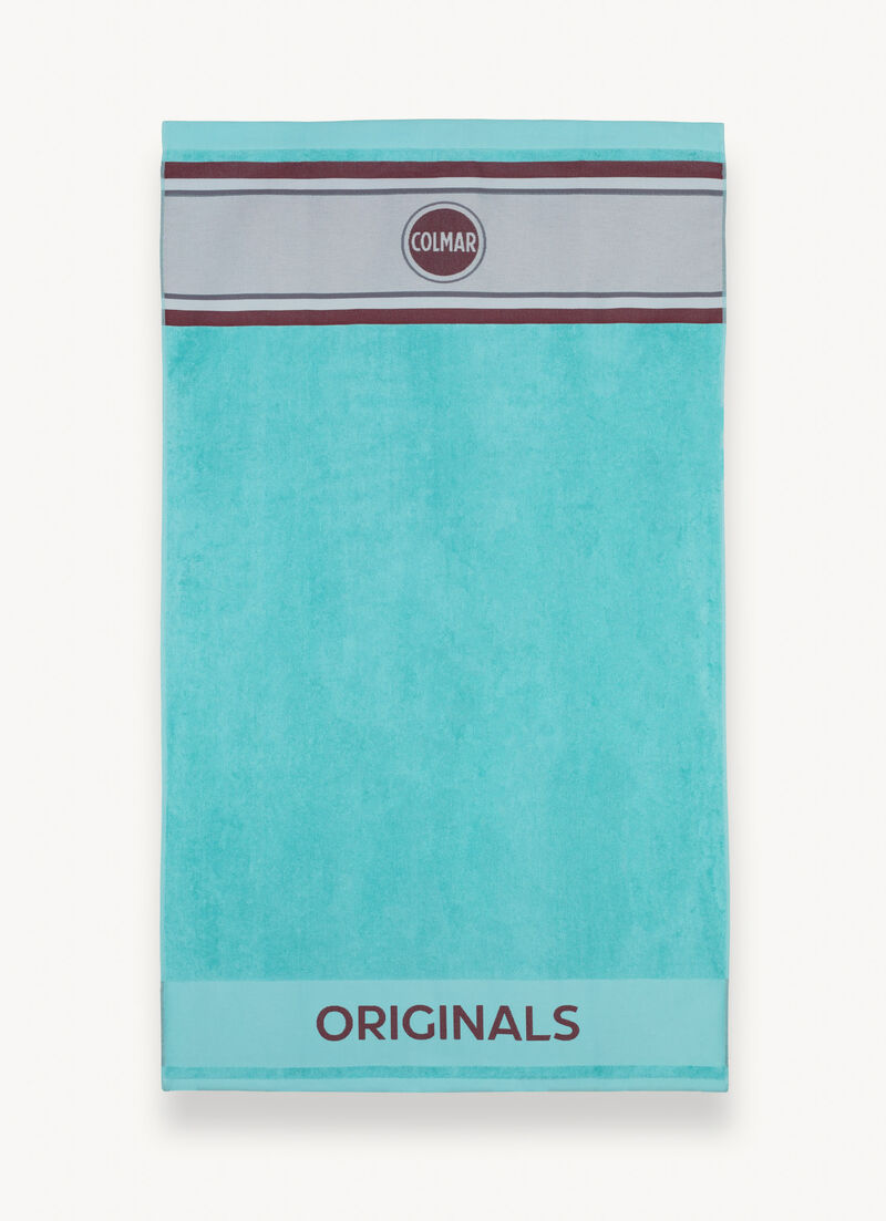 Terry towel with fringing