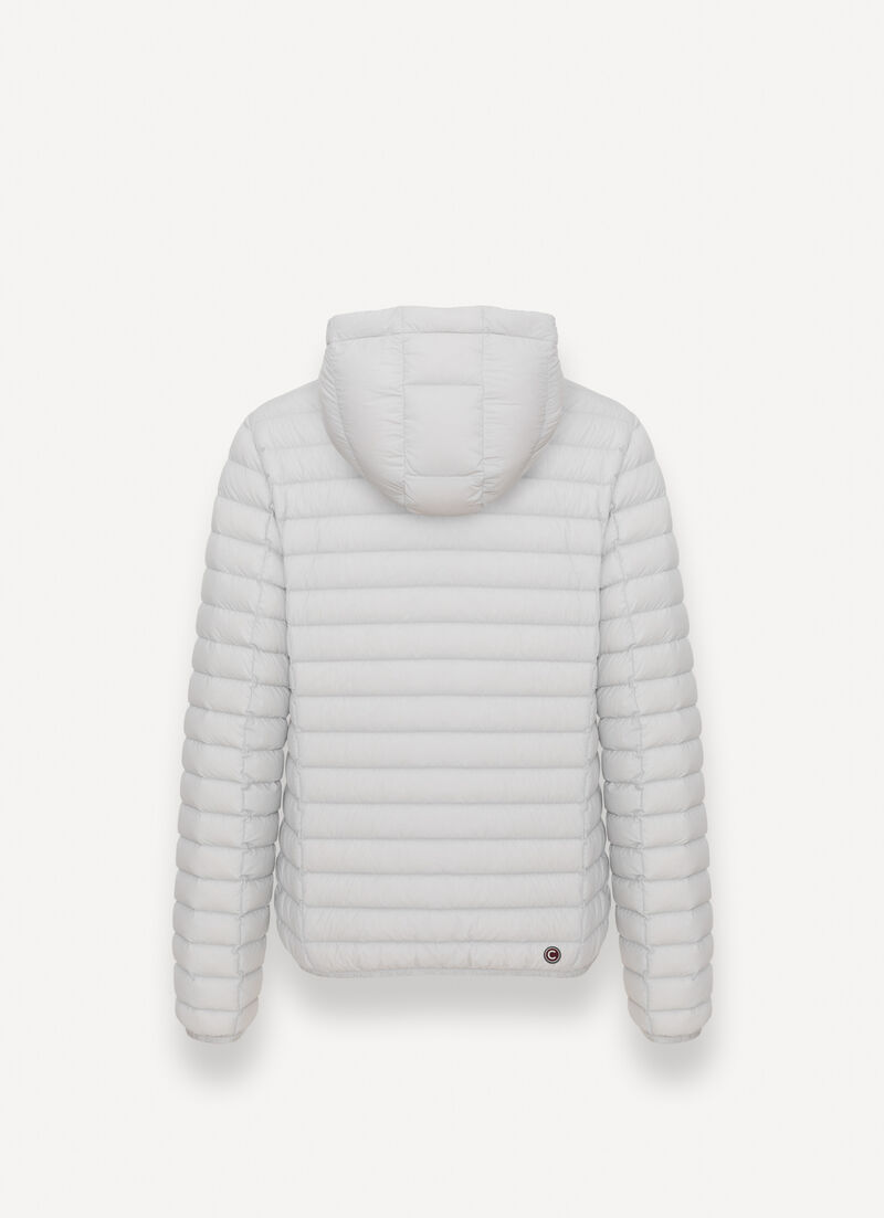 Light down jacket with hood