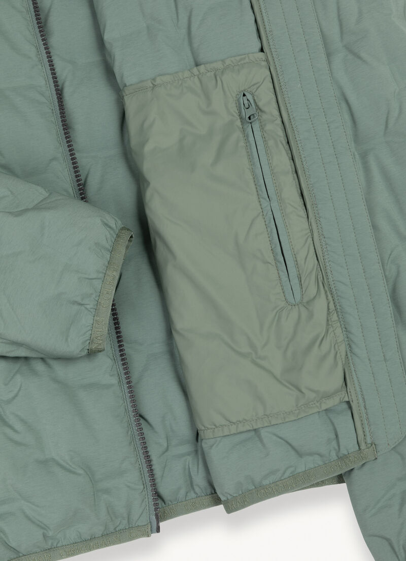 Quilted jacket with hood