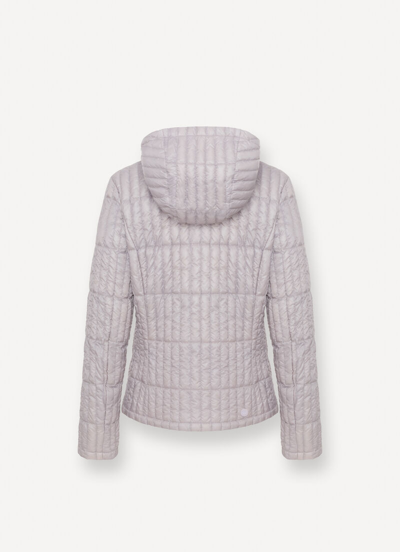 Shiny ultralight down jacket