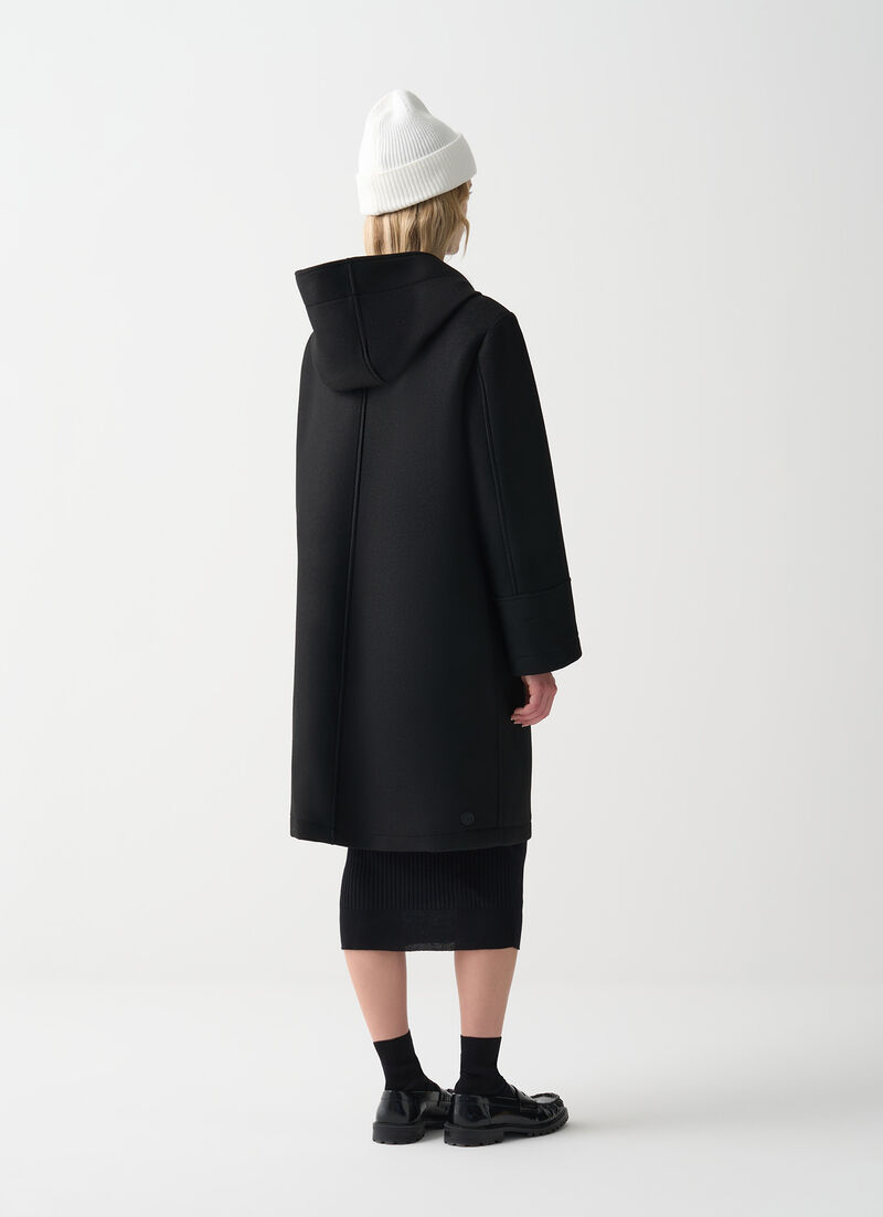 Long coat with hood