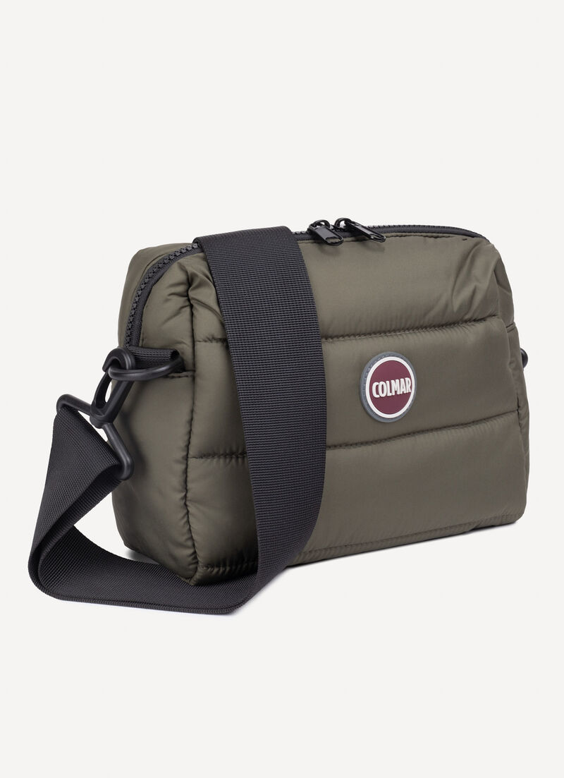 Quilted unisex crossbody bag