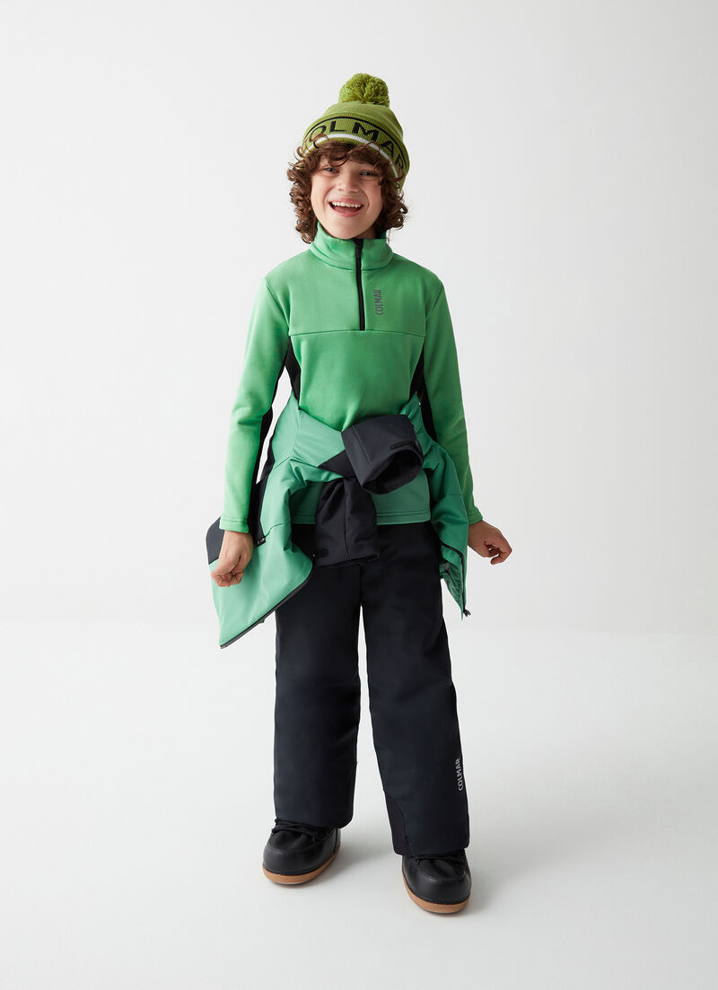 Boys’ half-zip ski sweatshirt